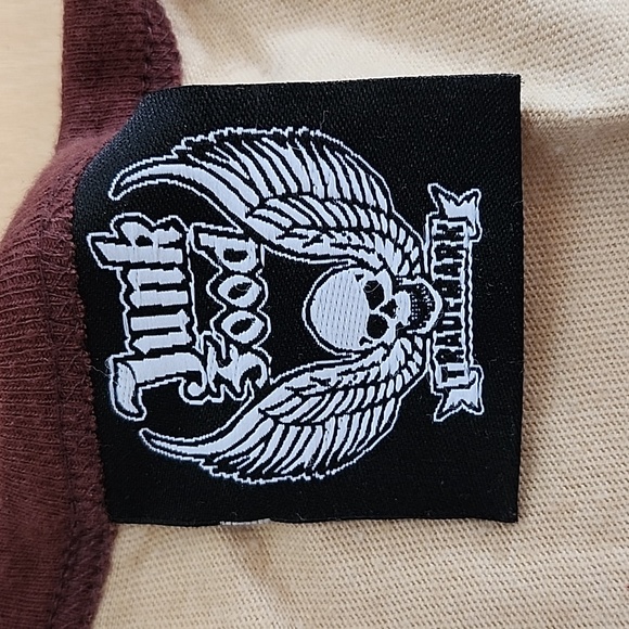 Oscar The Grouch XL tan & brown ringer tank top - Picture 3 of 4